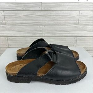 Naot Chunky Y2K Leather Lugsole Sandals